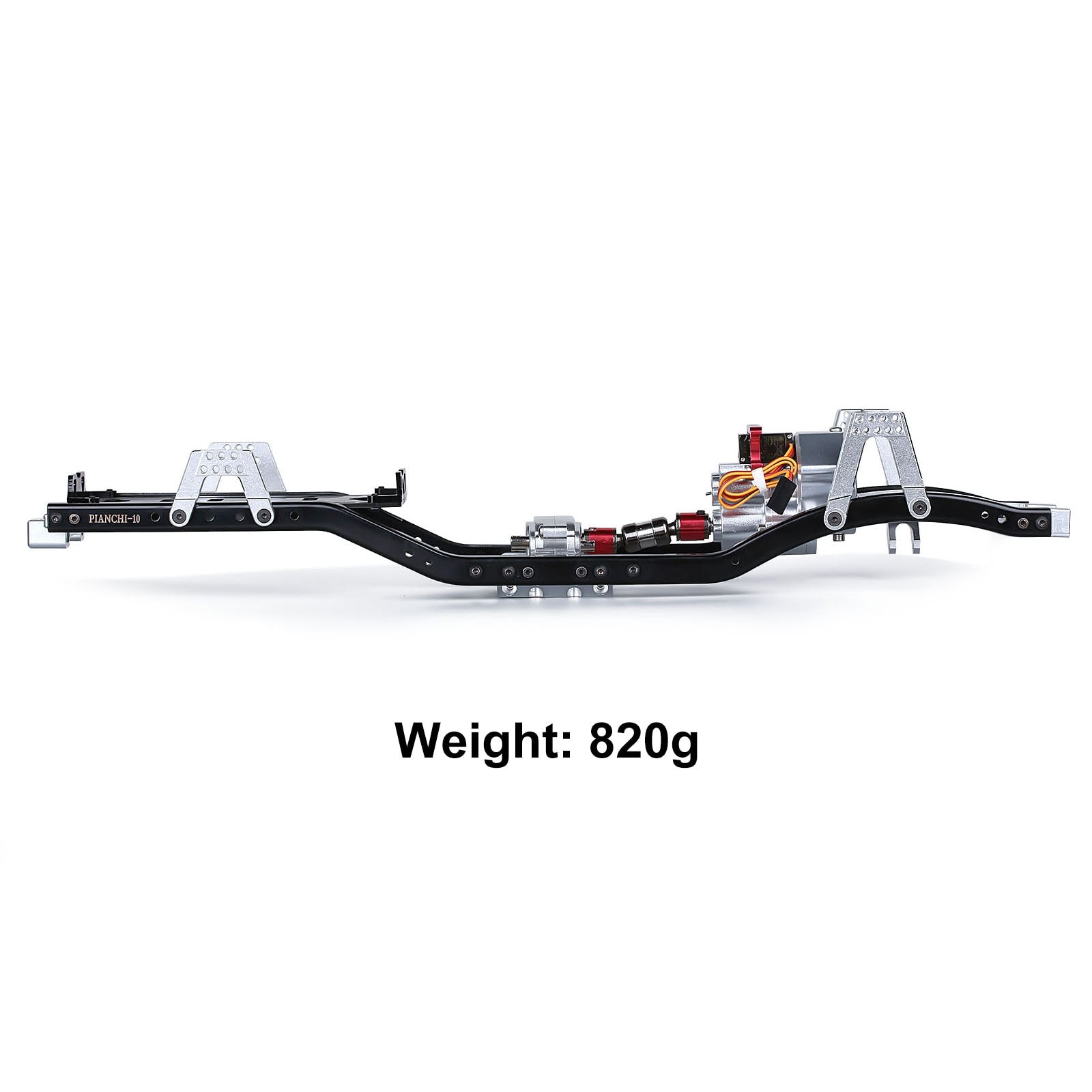 RC Transfer Case, 313mm Wheelbase Transfer Case CNC Machined For 1/10