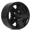 CNC Metal 1.9" Beadlock 5-Spokes Wheel Rim Hub for 1/10 RC Crawler Traxxas TRX4 Axial SCX10 90046 Defender D90 D110 - 4Pc Black