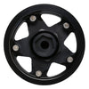 CNC Metal 1.9" Beadlock 5-Spokes Wheel Rim Hub for 1/10 RC Crawler Traxxas TRX4 Axial SCX10 90046 Defender D90 D110 - 4Pc Black