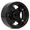 CNC Metal 1.9" Beadlock 5-Spokes Wheel Rim Hub for 1/10 RC Crawler Traxxas TRX4 Axial SCX10 90046 Defender D90 D110 - 4Pc Black