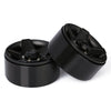 CNC Metal 1.9" Beadlock 5-Spokes Wheel Rim Hub for 1/10 RC Crawler Traxxas TRX4 Axial SCX10 90046 Defender D90 D110 - 4Pc Black
