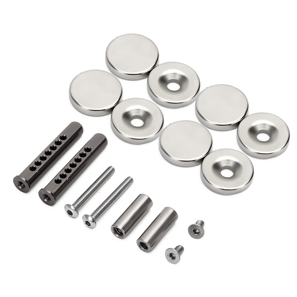 Metal Body Shell Post Mount with Magnet for 1/10 RC Crawler Car Axial SCX10 90046 Upgrade Parts - 1 Set