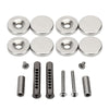 Metal Body Shell Post Mount with Magnet for 1/10 RC Crawler Car Axial SCX10 90046 Upgrade Parts - 1 Set