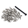 M2.5 Metal Screws 1.9 2.2 Wheel Rims for 1/10 RC Car Crawler Traxxas TRX4 Axial SCX10 90046 AXI03007 Redcat Gen8 - 30Pc Set