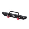 58*15mm Metal Front Bumper with Hook for 1/24 RC Crawler Car Axial SCX24 90081 Upgrade Parts -1 Set Black