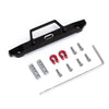 58*15mm Metal Front Bumper with Hook for 1/24 RC Crawler Car Axial SCX24 90081 Upgrade Parts -1 Set Black