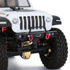 58*15mm Metal Front Bumper with Hook for 1/24 RC Crawler Car Axial SCX24 90081 Upgrade Parts -1 Set Black