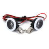 LED Lights Headlights Spotlight for 1/10 RC Car Crawler Traxxas TRX4 TRX6 Axial SCX10 90046 Redcat Gen8 - 1 Pr Set
