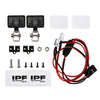 LED Lights Headlights Spotlight with Bracket for 1/10 RC Car Crawler Traxxas TRX4 TRX6 Axial SCX10 90046 Redcat Gen8 - 1Pr Set