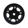 1.0" Beadlock CNC Micro Crawler Alloy Wheel Rim Hub for 1/24 RC Crawler Car Axial SCX24 90081 AXI00001 - 4Pc Black