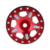 1.0" Beadlock CNC Micro Crawler Alloy Wheel Rim Hub for 1/24 RC Crawler Car Axial SCX24 90081 AXI00001 - 4Pc Red