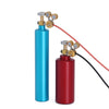 Metal Mini Oxygen & Acetylene Tank Welding Torch Accessory for 1/10 RC Crawler Car Axial SCX10 90046 Traxxas TRX-4 TRX-6 - Blue+Red
