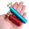 Metal Mini Oxygen & Acetylene Tank Welding Torch Accessory for 1/10 RC Crawler Car Axial SCX10 90046 Traxxas TRX-4 TRX-6 - Blue+Red