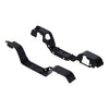 Plastic Mud Flaps Fender for 1/24 RC Crawler Car Axial SCX24 AXI00002T1 AXI00002T2 2019 Jeep Wrangler JLU CRC - Black