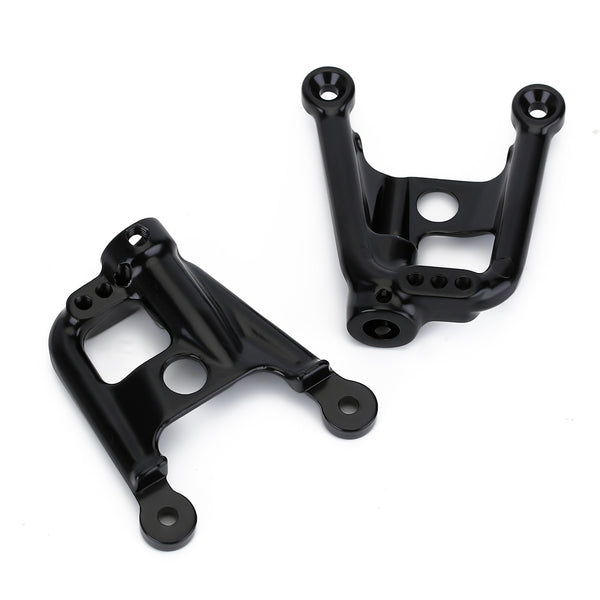 Heavy Duty Metal Front & Rear Shock Towers Mount For 1/10 RC Crawler Car Axial SCX10 II 90046 Upgrade Parts - 4Pc Set Black