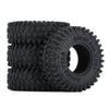 52*18mm 1.0" Soft Rubber All Terrain Wheel Tires for 1/24 RC Crawler Car Axial SCX24 90081 AXI00002 Deadbolt - 4Pc Set