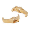 Heavy Brass Counterweight Front Caster Blocks for 1/10 RC Crawler Car Redcat Gen8 Upgrade Parts - 2Pc Set