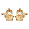 Heavy Brass Counterweight Steering Knuckles for 1/10 RC Crawler Car Redcat Gen8 Upgrade Parts - 2Pc Set
