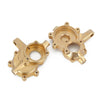 Heavy Brass Counterweight Steering Knuckles for 1/10 RC Crawler Car Redcat Gen8 Upgrade Parts - 2Pc Set