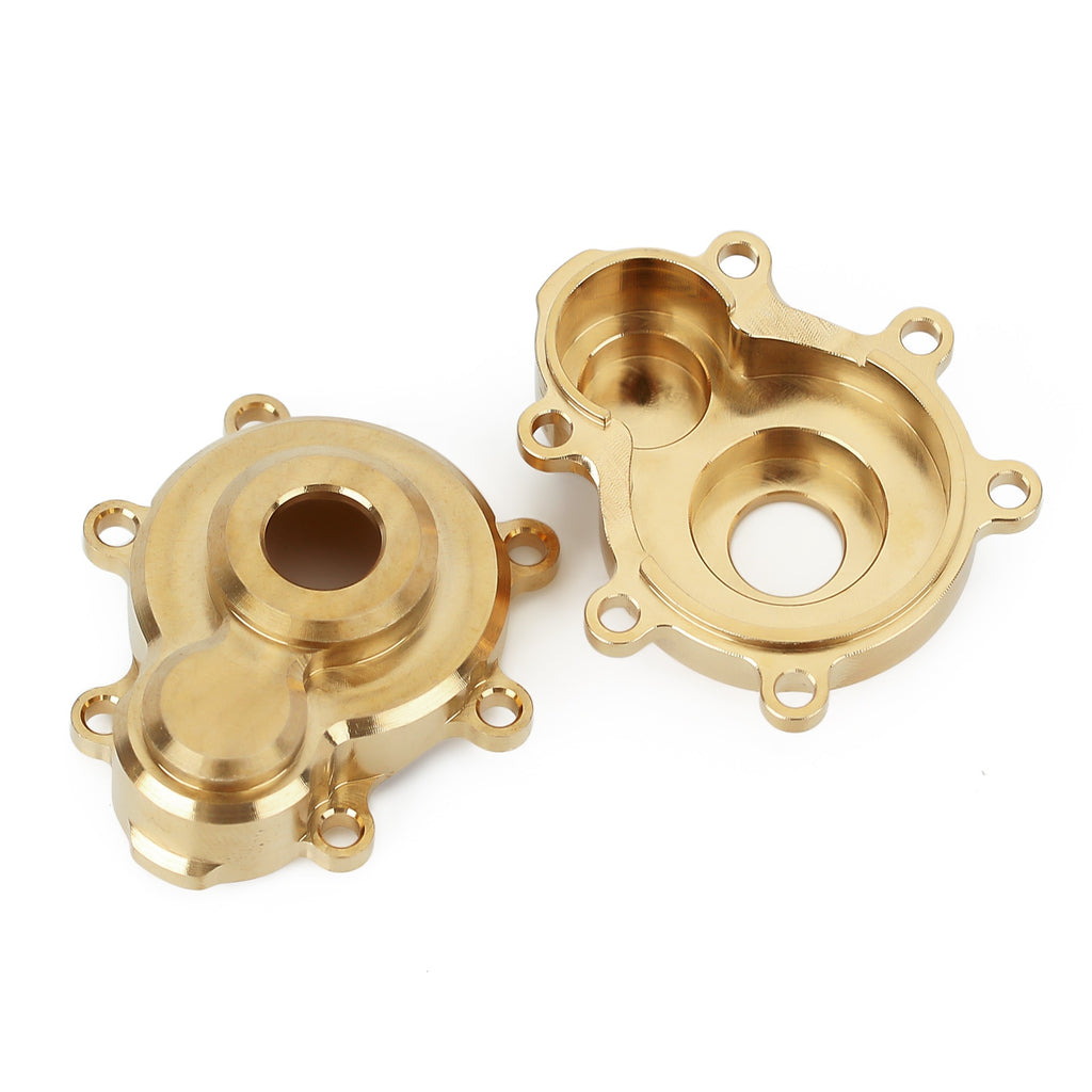 Heavy Brass Counterweight Outer Portal Housing A for 1/10 RC Crawler Car Redcat Gen8 Upgrade Parts - 2Pc Set