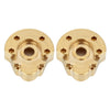 Heavy Brass Counterweight Outer Portal Housing B for 1/10 RC Crawler Car Redcat Gen8 Upgrade Parts - 2Pc Set