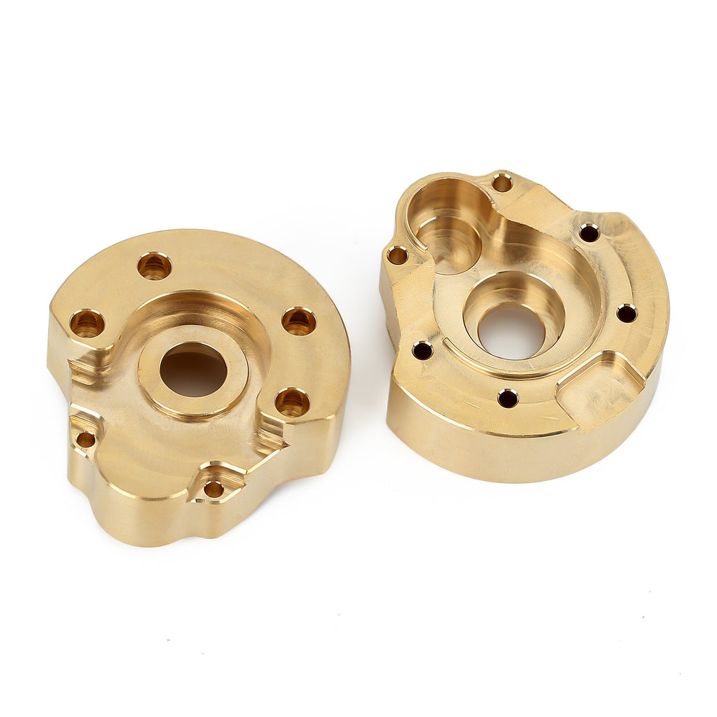 Heavy Brass Counterweight Outer Portal Housing B for 1/10 RC Crawler Car Redcat Gen8 Upgrade Parts - 2Pc Set