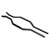 Heavy Duty Metal Steel Left Right Chassis Rails for 1/10 RC Crawler TRAXXAS TRX4 TRX-4 8220 Upgrade Parts - 2Pc Set Black