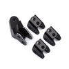 Aluminum Axle Mount Set Suspension Links Stand for 1/10 RC Crawler Car Redcat Gen8 Upgrade Parts -4Pc Set Black