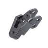 Aluminum Axle Mount Set Suspension Links Stand for 1/10 RC Crawler Car Redcat Gen8 Upgrade Parts - 4Pc Set Grey