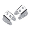 Aluminum Axle Mount Set Suspension Links Stand for 1/10 RC Crawler Car Redcat Gen8 Upgrade Parts - 4Pc Set Silver