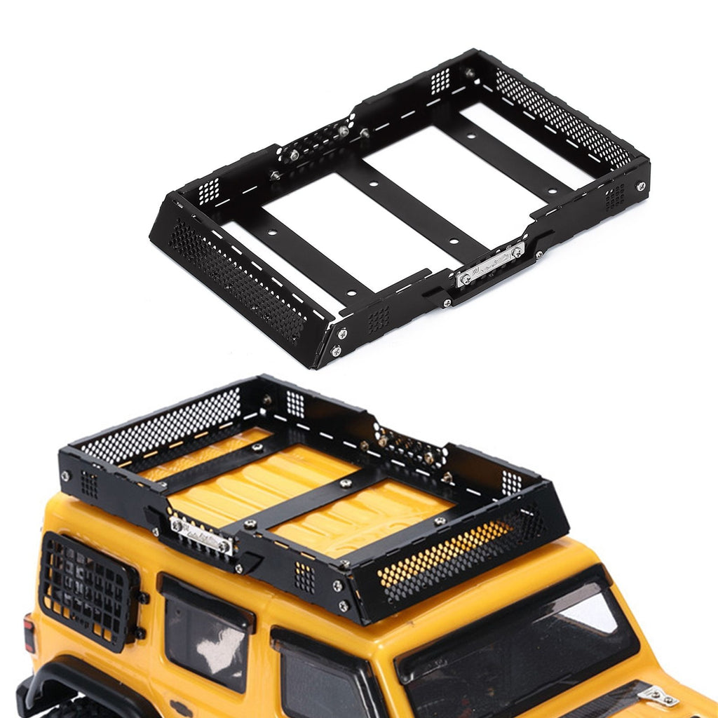 Metal Luggage Roof Rack Carrier for 1/24 RC Crawler Car Axial SCX24 AXI00002T1 AXI00002T2 2019 Jeep Wrangler JLU CRC - 1 Set
