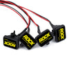 Rock Design Square Lights 4 LED Spotlight For 1/10 RC Crawler Axial SCX10 90046 AXI03007 Traxxas TRX4 TRX6 RC Car Parts