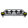 Metal Roof Rack Luggage Carrier with Smile Face LED Lights for 1/10 RC Crawler Car Axial SCX10 II 90046 Traxxas TRX4 Bronco - 1 Set Black