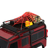 Spider Web Shape Elastic Luggage Net for 1/10 RC Crawler Car Traxxas TRX4 Axial SCX10 90046 RC Car Accessories Parts - Red