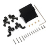 Shock Mounts Receiver Stand for 1/24 RC Crawler Car Axial SCX24 AXI90081 AXI00002 AXI00001 AXI00004 Upgrade Parts - Black