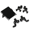 Shock Mounts Receiver Stand for 1/24 RC Crawler Car Axial SCX24 AXI90081 AXI00002 AXI00001 AXI00004 Upgrade Parts - Black