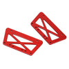 Aluminum Chassis Frame Lift Mount Kit for 1/10 RC Crawler Car Axial SCX10 DIY Upgrade Parts - 1 Set Red