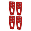 Aluminum Chassis Frame Lift Mount Kit for 1/10 RC Crawler Car Axial SCX10 DIY Upgrade Parts - 1 Set Red