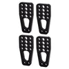 Aluminum Chassis Frame Lift Mount Kit for 1/10 RC Crawler Car Axial SCX10 DIY Upgrade Parts - 1 Set Black