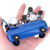 102*36*70mm Mini Simulation Air Compressor Decoration for 1/10 Scale RC Crawler Car Traxxas TRX4 Axial SCX10 Redcat Gen8 - 1 Set Blue