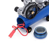 102*36*70mm Mini Simulation Air Compressor Decoration for 1/10 Scale RC Crawler Car Traxxas TRX4 Axial SCX10 Redcat Gen8 - 1 Set Blue