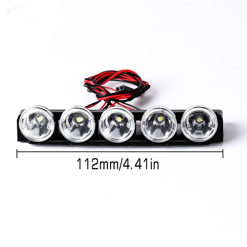 Ultra Bright LED Flashing Rotating Lights For RC Car Crawlers – 1/10 1/8 Scale – Universal