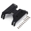 CNC Aluminum Transmission Base Gearbox Mount for RC Car Crawler Axial Capra 1.9 Unlimited Upgrade Parts - 1 Set Black