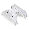 CNC Aluminum Transmission Base Gearbox Mount for RC Car Crawler Axial Capra 1.9 Unlimited Upgrade Parts - 1 Set Silver