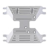 CNC Aluminum Transmission Base Gearbox Mount for RC Car Crawler Axial Capra 1.9 Unlimited Upgrade Parts - 1 Set Silver