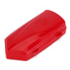 180*76mm Plastic Roof Trunk Luggage Storage Box Decoration for 1/10 RC Crawler Car Axial SCX10 90046 Traxxas TRX4 - 1 Set Red