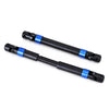 Metal Steel Heavy-Duty Drive Shaft For 1/6 Axial SCX6 Jeep JLU Wrangler Upgrade Parts - 2Pc Blue