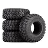 118*44mm 2.2" Rubber Wheel Tires for 1:10 RC Crawler Car Traxxas TRX4 TRX6 Axial SCX10 90046 - 4Pc Set