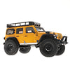 106*70mm Luggage Roof Rack Carrier for 1/24 RC Crawler Car Axial SCX24 AXI00002 Jeep Wrangler JLU 1/16 Xiaomi JIMNY - 1 Set Black
