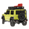 106*70mm Luggage Roof Rack Carrier for 1/24 RC Crawler Car Axial SCX24 AXI00002 Jeep Wrangler JLU 1/16 Xiaomi JIMNY - 1 Set Black